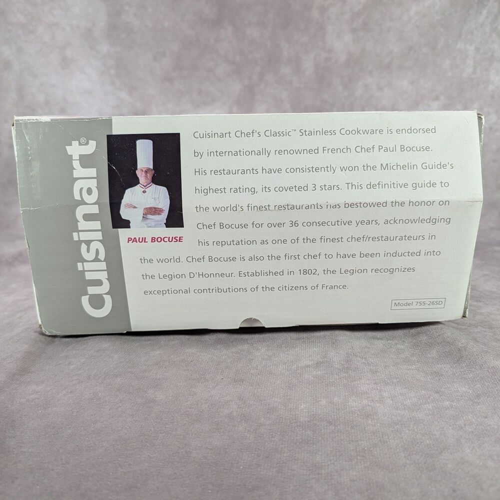 Cuisinart 755-26SD Chef's Classic 5.5 Qt Multi Purpose Pan Stainless Steel New - Picture 5 of 6